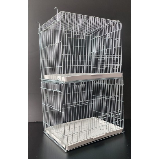 45x35 Üretim Kafesi Izgaralı 2 Katlı