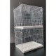 45x35 Üretim Kafesi Izgaralı 2 Katlı