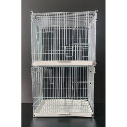 45x35 Üretim Kafesi Izgaralı 2 Katlı