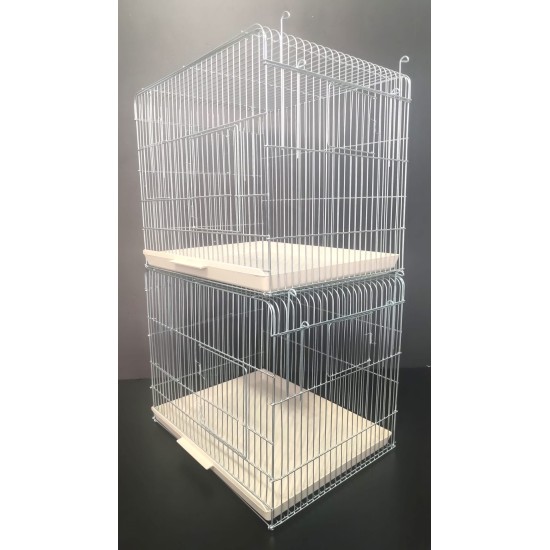 2 Katlı Üretim Kafesi Büyük Kapılı 45x35x40