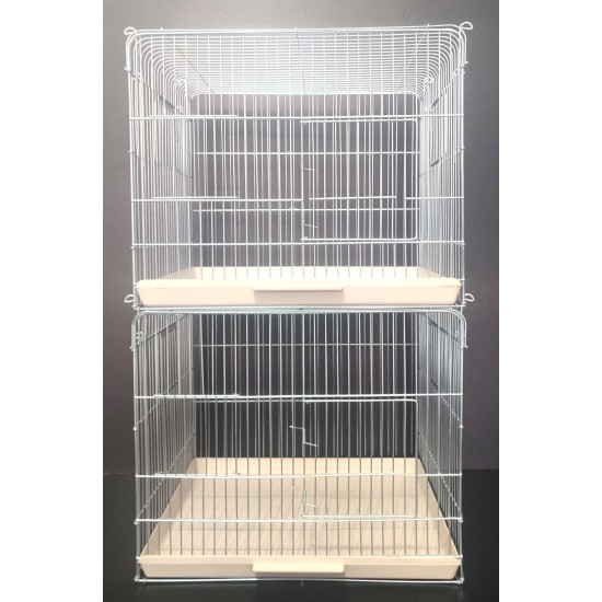 2 Katlı Üretim Kafesi Büyük Kapılı 45x35x40