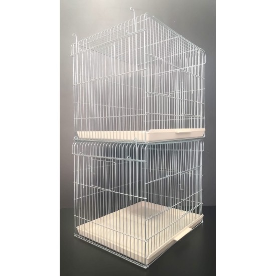 2 Katlı Üretim Kafesi Büyük Kapılı 45x35x40