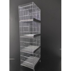 4 Katlı Üretim Kafesi Izgaralı