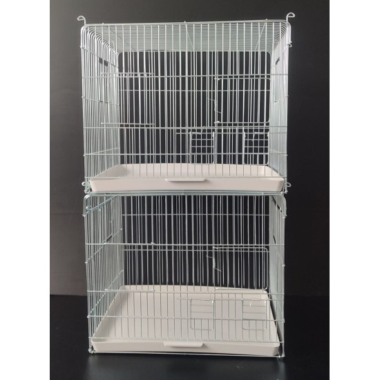 2 Katlı Üretim Kafesi 45x40x35