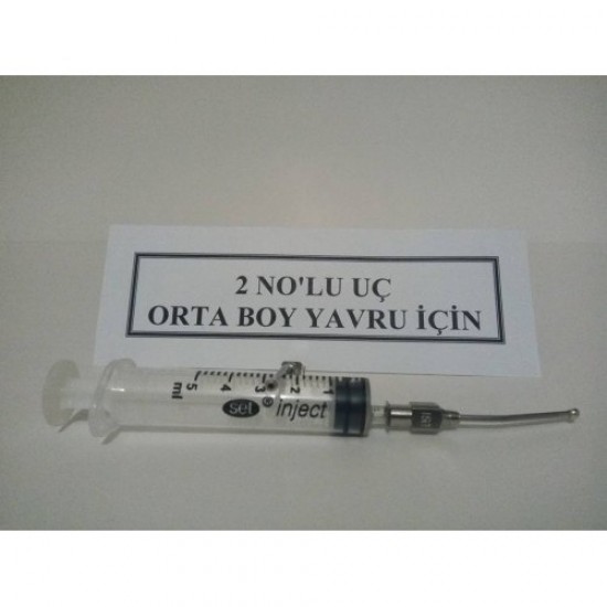 Yavru Elle Besleme Aparatı Enjektörlü 2 Nolu