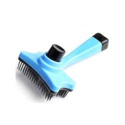 Tuşlu Otomatik Temizlenen Kedi ve Köpek Tüy Toplayıcı Basmalı Tarak Kaşıma Fırçası