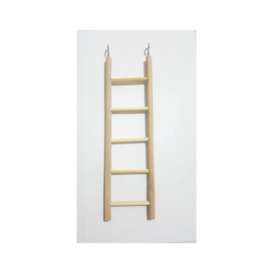 Ahşap Kuş Merdiveni 21X6 cm 5 Basamak