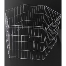 Köpek Kedi Çiti Panel Oyun Alanı 6 Parça Metal 100X63