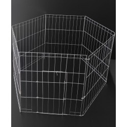 Köpek Kedi Çiti Panel Oyun Alanı 6 Parça Metal 100X63