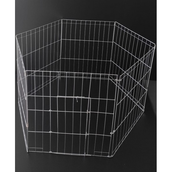 Köpek Kedi Çiti Panel Oyun Alanı 6 Parça Metal 50X63