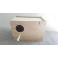 Ev Tipi Muhabbet Kuşu Yuvalığı 20x14x12,5