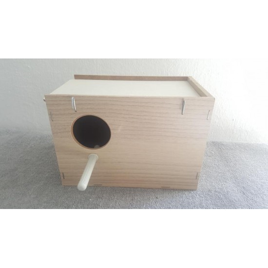 Ev Tipi Muhabbet Kuşu Yuvalığı 20x14x12,5