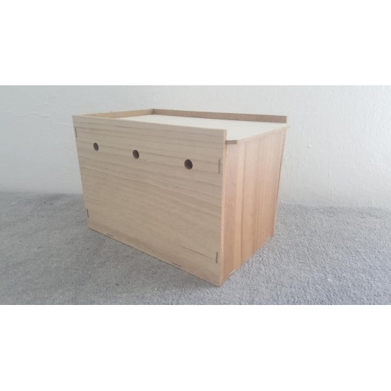 Ev Tipi Muhabbet Kuşu Yuvalığı 20x14x12,5