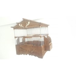 Kafes Çatılı Ahşap Kafes