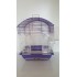 Kafes Oval çatılı çift kapılı çekmeceli kafes mor