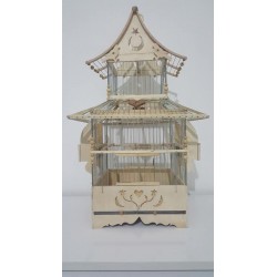 Kafes Şato Ahşap Kafes Tel Geçme