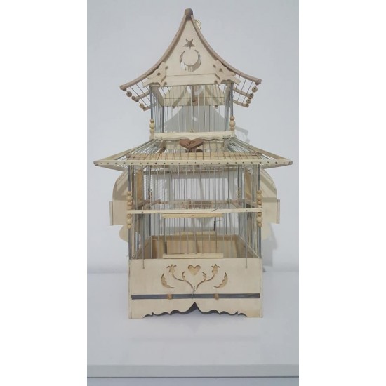 Kafes Şato Ahşap Kafes Tel Geçme