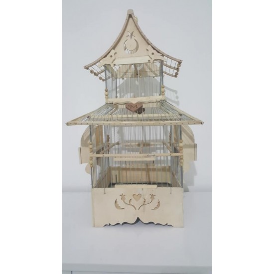 Kafes Şato Ahşap Kafes Tel Geçme