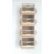 Kafes Ötüm Ders Kafesi 4 katlı Tel Geçme 100x27x17