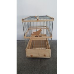 Kafes Ahşap Tel Geçme Kafes Izgaralı Ayaklı