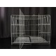 Kafes Köpek Kedi Kafesi Gri 85X68X63 cm Katlana Bilir