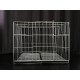 Kafes Köpek Kedi Kafesi Gri 85X68X63 cm Katlana Bilir