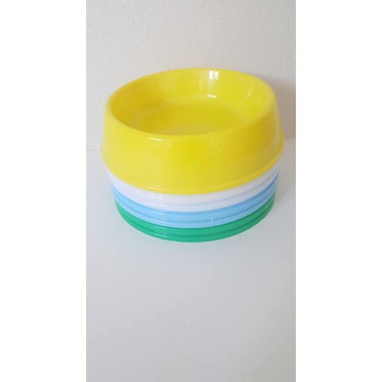 Kedi Köpek Mama ve su Kabı Plastik 15x4