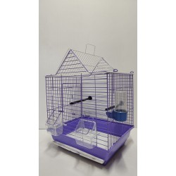 Kafes Üçgen Çatılı Kafes Mor