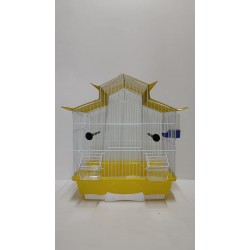Kafes Villa Çatılı Kafes Sarı Izgaralı