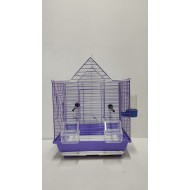 Kafes Üçgen Çatılı Kafes Mor