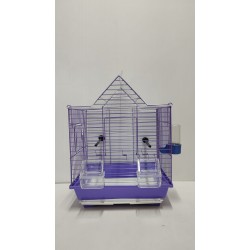 Kafes Üçgen Çatılı Kafes Mor