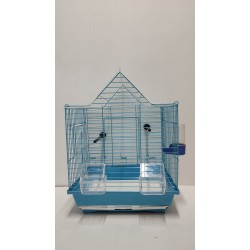 Kafes Üçgen Çatılı Kafes Mavi