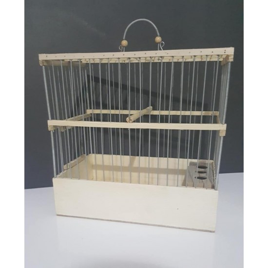 Kafes Ahşap Kafes Tel Geçme Kafes 28X27X17
