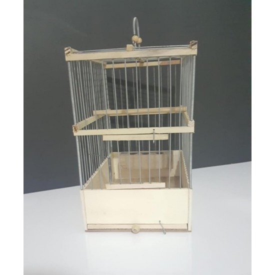 Kafes Ahşap Kafes Tel Geçme Kafes 28X27X17