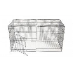 Kedi Köpek Çiti 125x63x63 Oyun Eğitim Alanı 8 Parça Panel Çit 